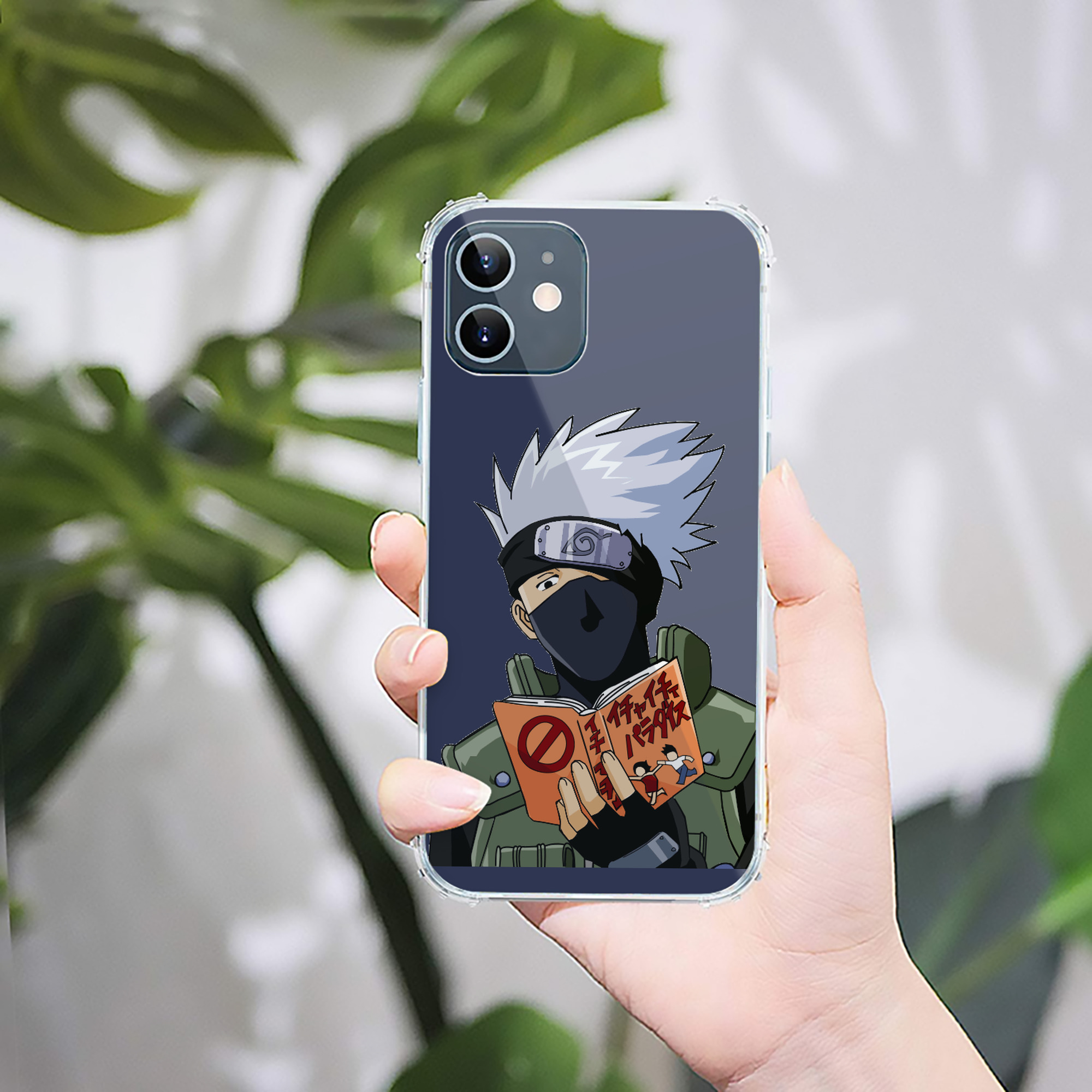 （画像用） NARUTO -ナルト- はたけ カカシ Hatake Kakashi 【iPhone 12シリーズ対応】透明スマホケース（クリアソフトケース）
